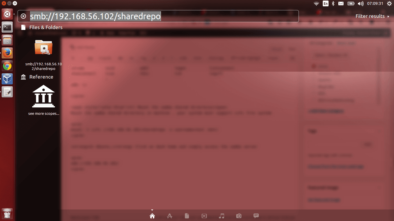dash home ubuntu