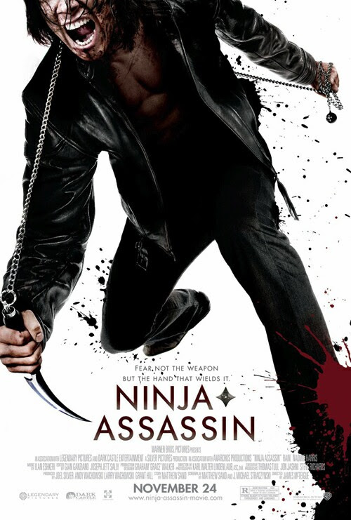 The old man giving the tattoo tells an ancient story of a ninja assassin 