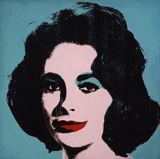 Retrato de Elizabeth Taylor feito por Andy Warhol em 1963 será leiloado em maio