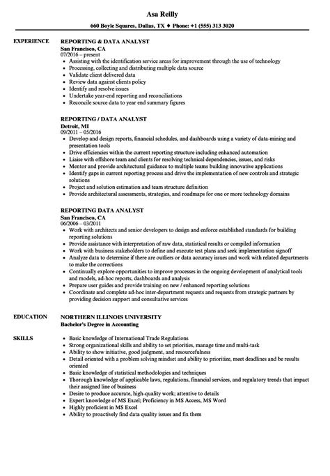 examples  data analytics resume samples