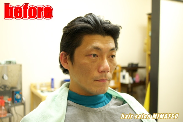 アシンメトリーサイドバック メンズショート 理容みまつ Mimatsu 燕市隣り弥彦村の理容室