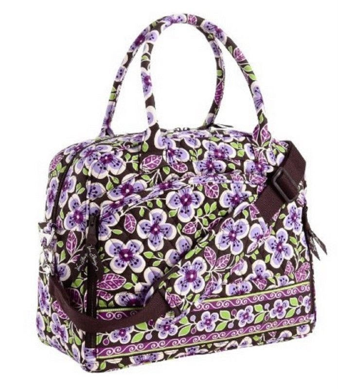 Vera Bradley Metropolitan Bag Plum Petals Laptop Tote #VeraBradley # ...