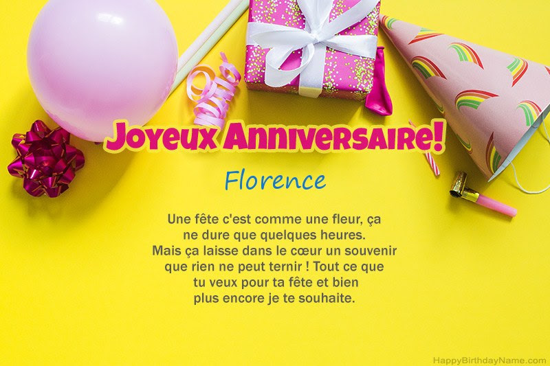 Joyeux Anniversaire Florence Des Images 25
