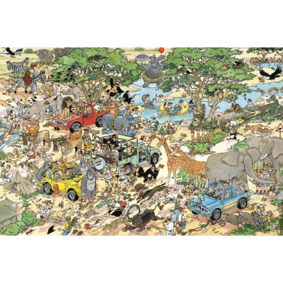 Jan Van Haasteren Safari 1500 Pieces Puzzle Jumbo Puzzle Acheter En Ligne