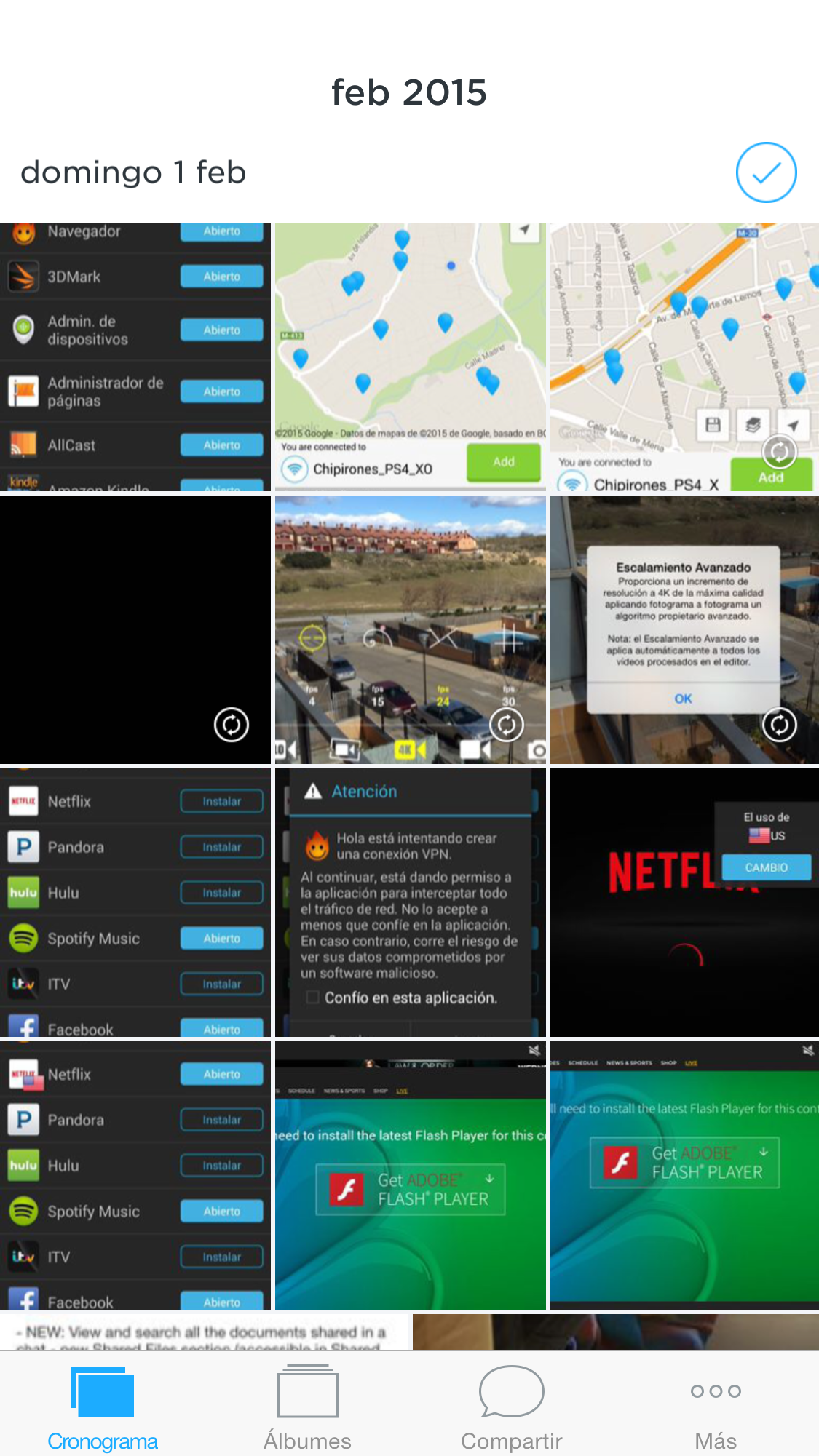 Gestores de fotografías en la nube para iOS y Android.
