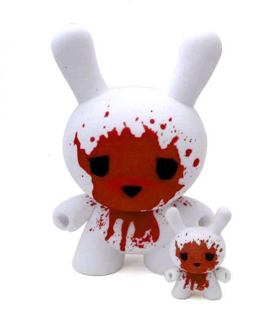 Luke Chueh's "Blood & Fuzz Dunny" released as an 8"