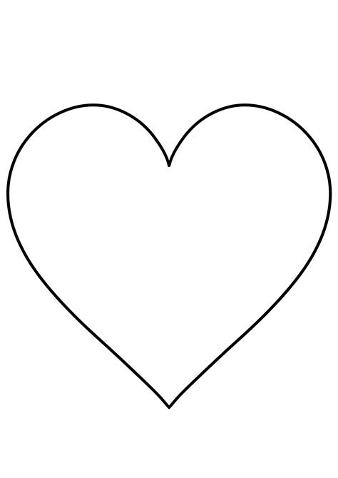  12 free printable heart template cut outs laptrinhx news heart
