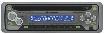Pioneer DEH-1600 - Radio / CD player - Full-DIN - in-dash - 50 Watts x 4