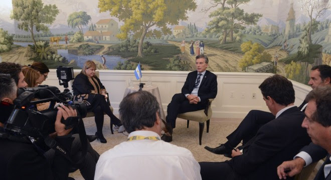 Susana Malcorra y Mauricio Macri.