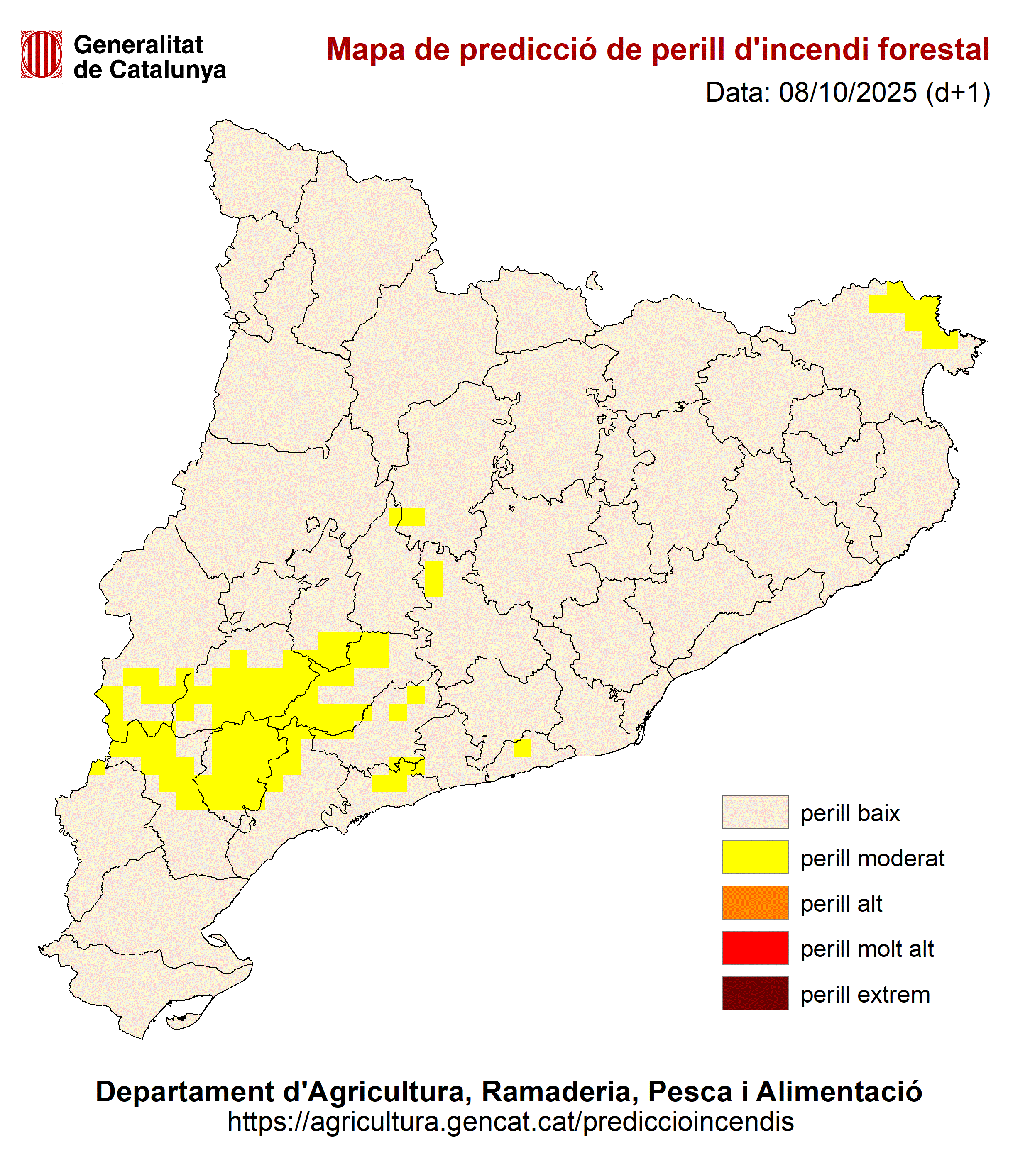 Riesgo Incendio Cataluña