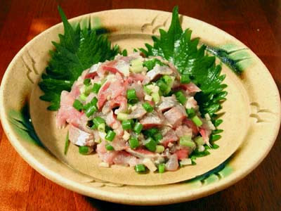 いわしのたたきのレシピ 美味しい 食卓