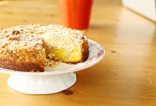 Pear lavender cake