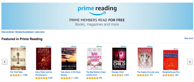 Best Books on Prime Reading