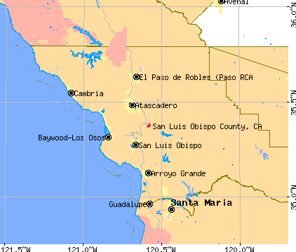 san luis obispo county map cities San Luis Obispo County California Detailed Profile Houses Real san luis obispo county map cities