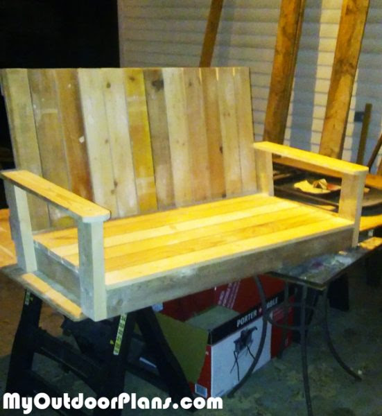 DIY Glider Bench MyOutdoorPlans Free Woodworking Plans ...