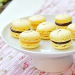 Saffron Macarons