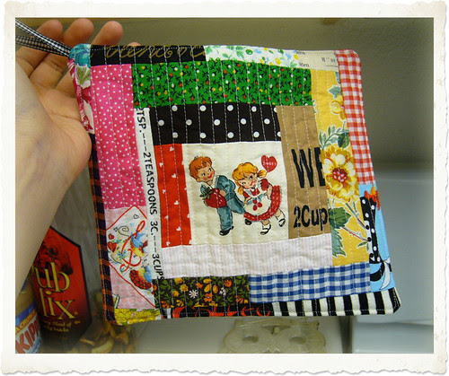 logcabin potholder