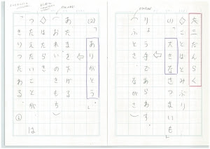 小学校 授業ノート 板書計画 教育出版 国語 １年 説明文 みぶりでつたえる その１