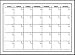 Brewster Wall Pops WPE94575 Peel & Stick White Board with Marker Monthly Calendar