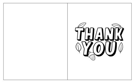  printable thank you card coloring page cute flower note cards to