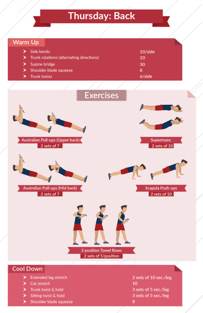 level 2 back infographic