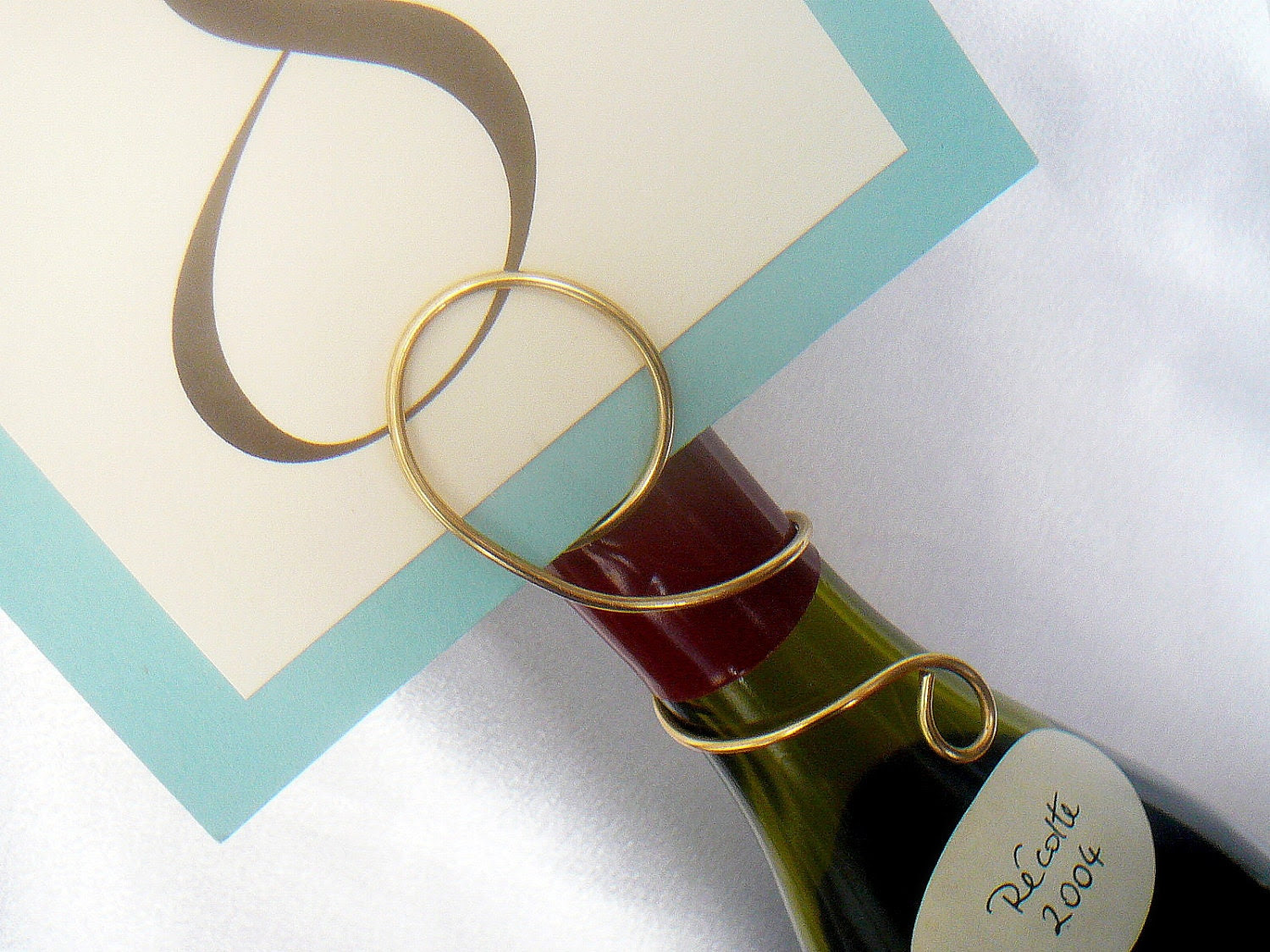 Wine Bottle Number Holder for Weddings & Special Events, 10, NEW