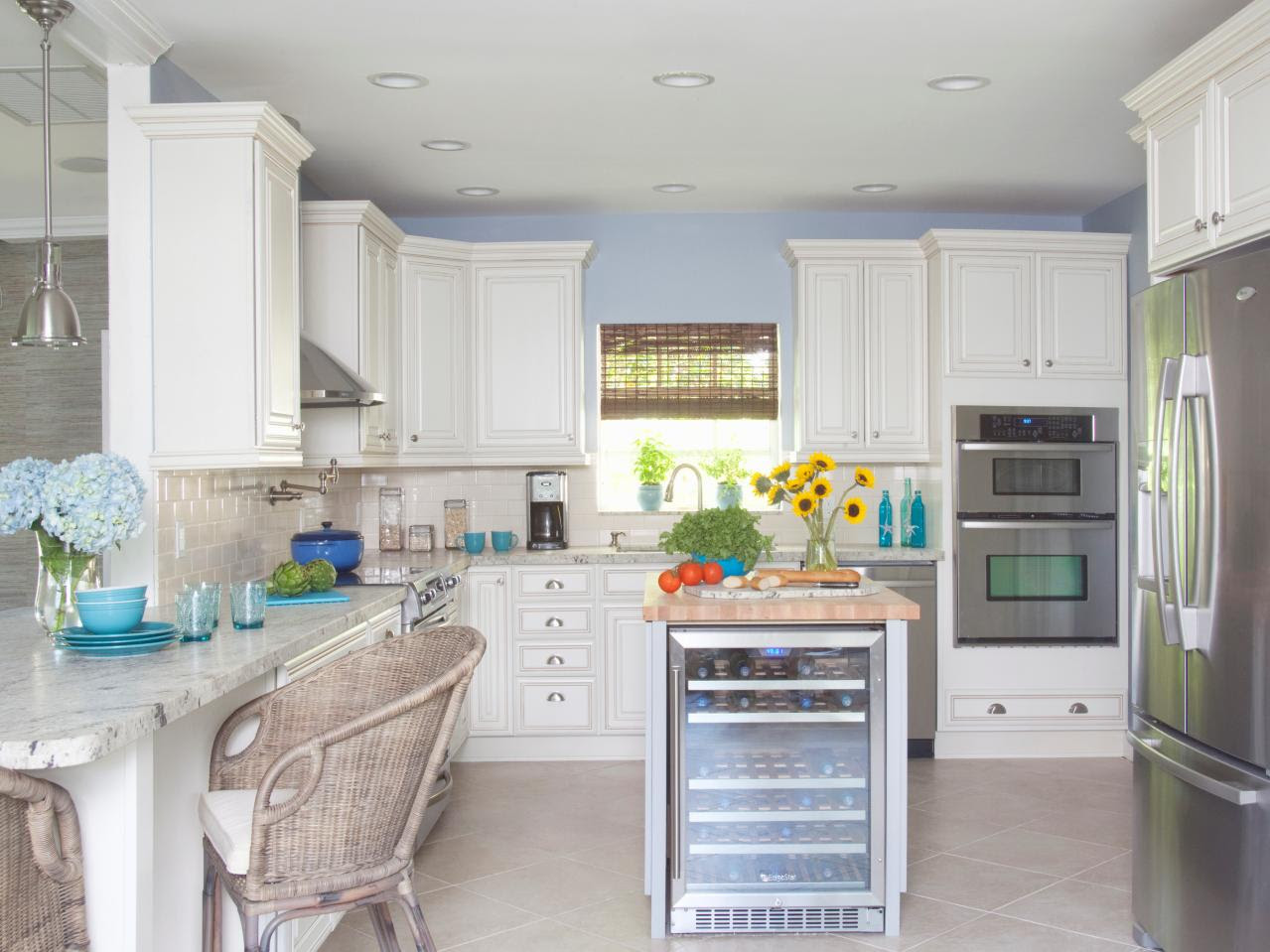 50s Kitchen Now Open for Cooking | HGTV  A Cook's Kitchen with Coastal Design