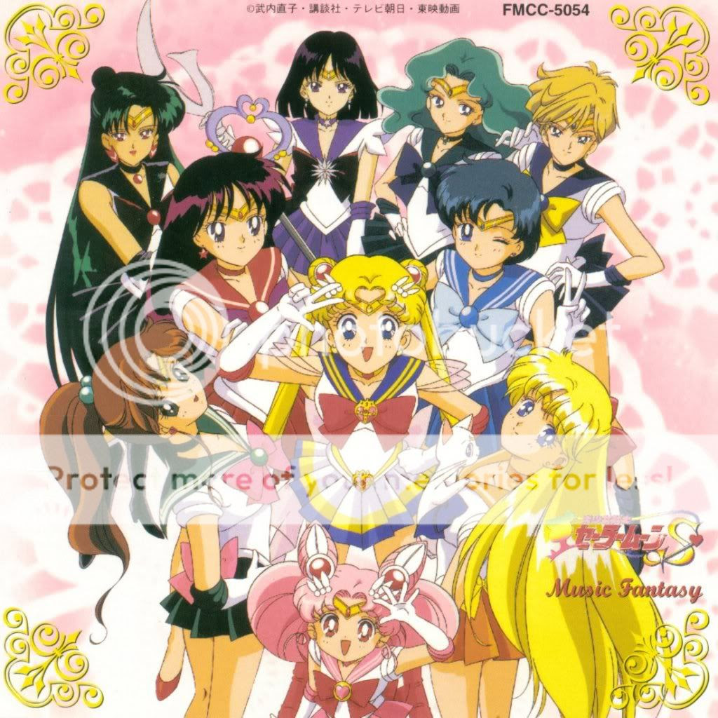 Sailor Moon all character in poster