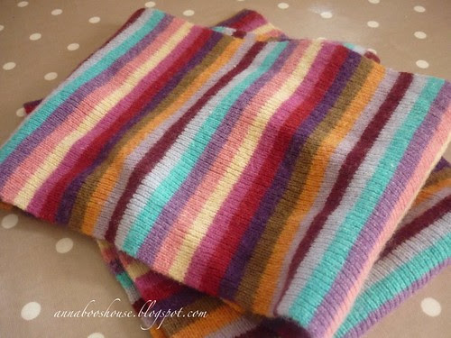 Woolly scarf-monster