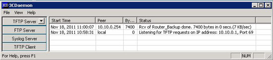 tftp recieve