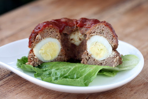 Meatloaf with Tunnel of Egg Bundt - I Like Big Bundts