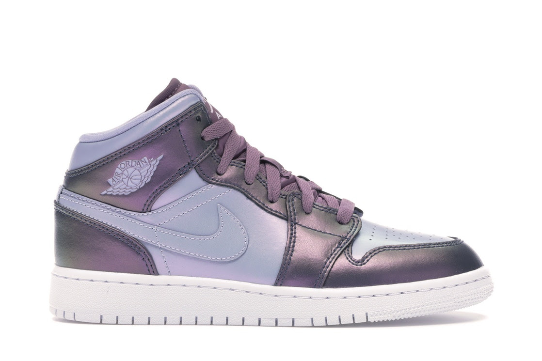 青 Jordan Mid ブルー ジョーダン スーパーセール中 3 11深夜2時迄 ナイキ Blue ジュニア Gs リュック Mid ミッド 1 Monsoon Purple Riseviolet Dustwhitemelon Tint キッズ ベビー マタニティ 送料無料 スニーカーケース 店ファッションブランド カジュアル