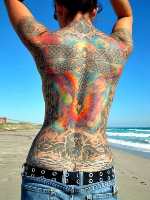 body tattoos pictures. Full Body Tattoo Design for