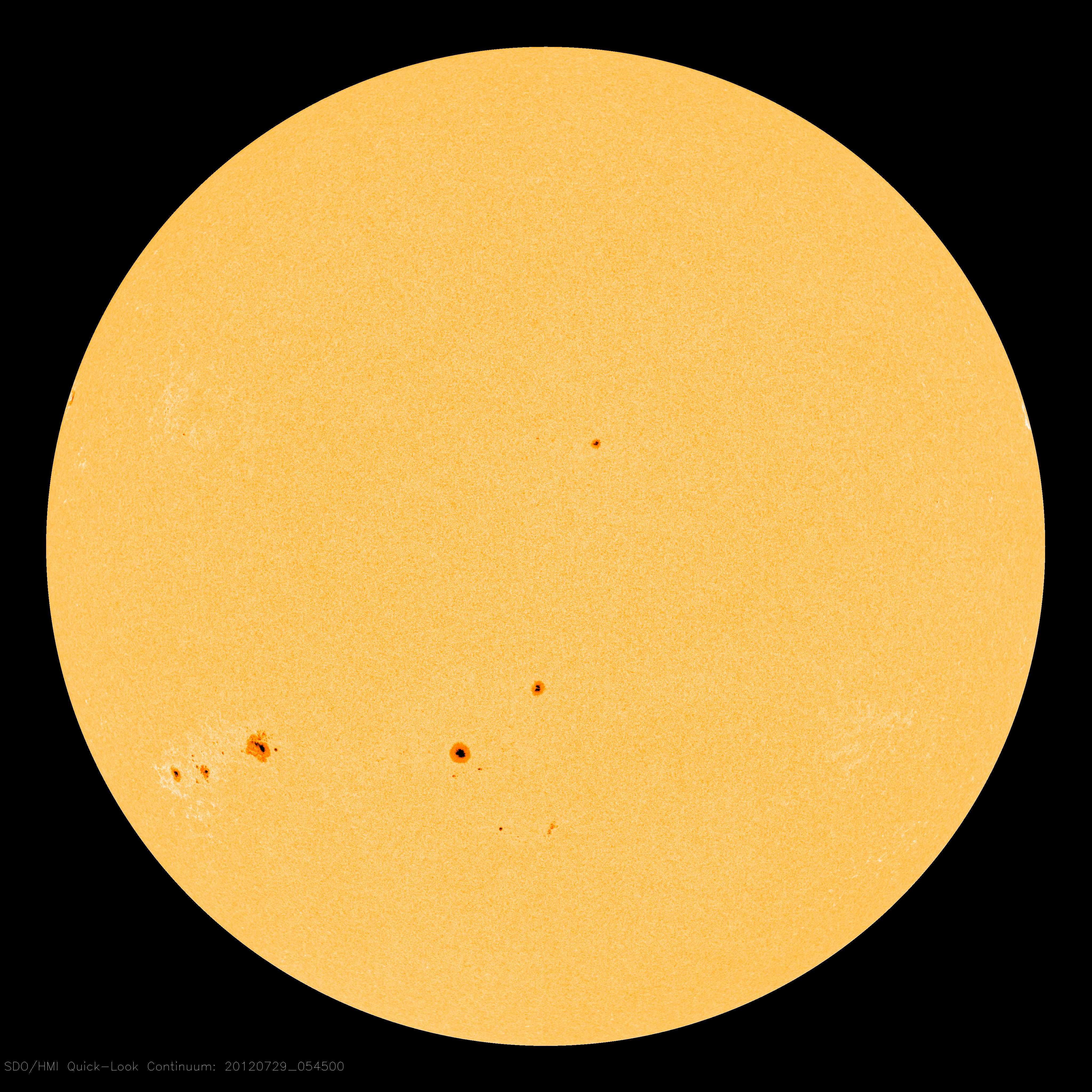 Sunspots Today
