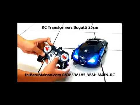 VIDEO : jual mainan anak murah rc transformers bugatti 25cm - order / pertanyaan whatsapp, sms, telp: +62 818338185 bbm: main-rc you can read the details of this product at inibarumainan. ...