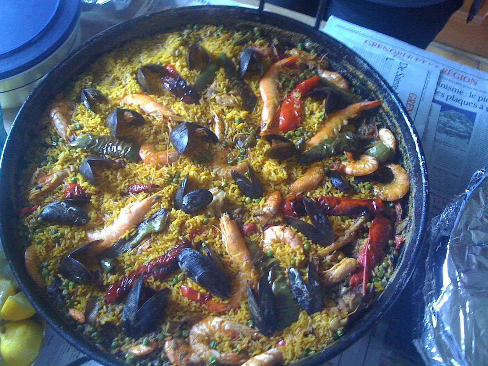 La Paella De Chez Nous Lolo A La Bouche