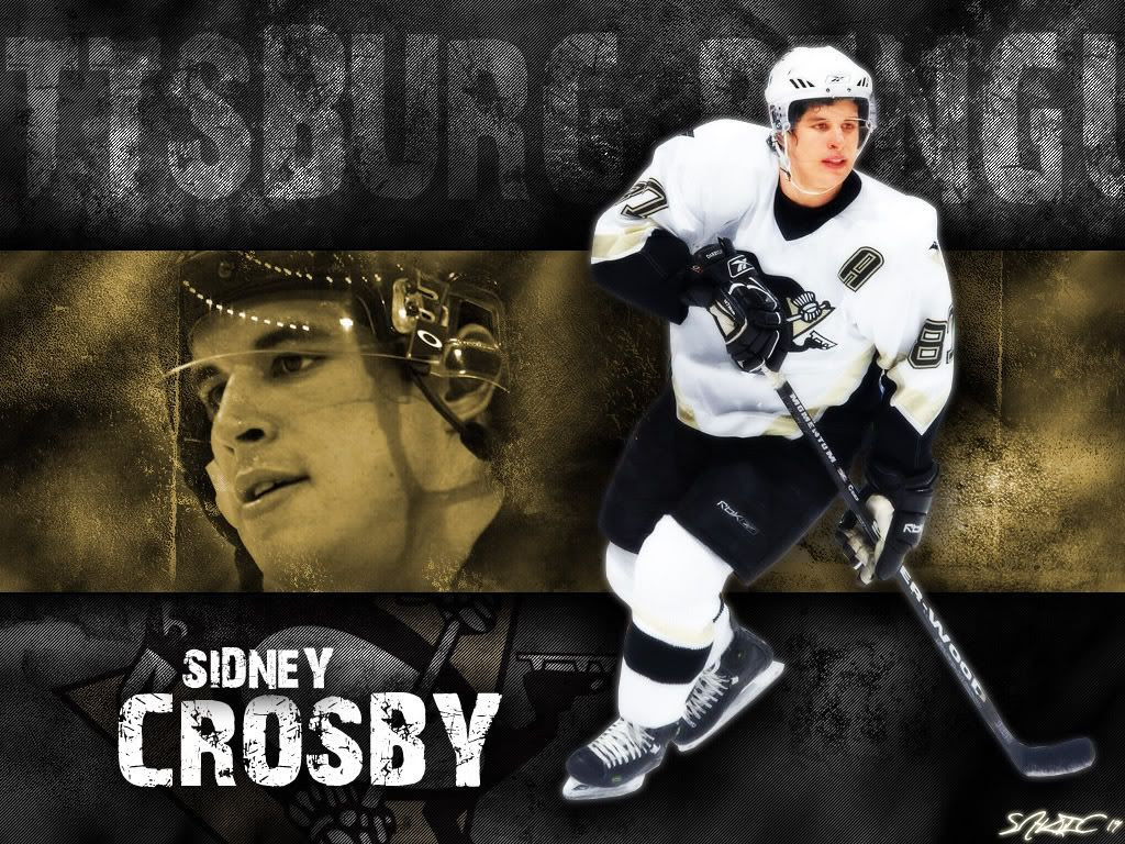 Sidney Crosby captain of the Pittsburgh Penguins
