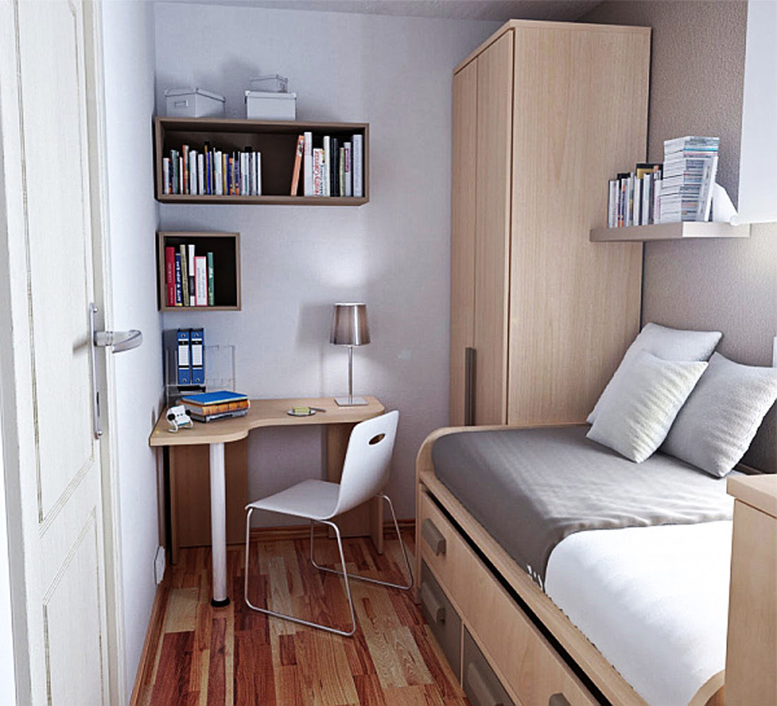 21 Ideas and Inspiration For Bedroom Small Table Ideas for home office in bedroom.