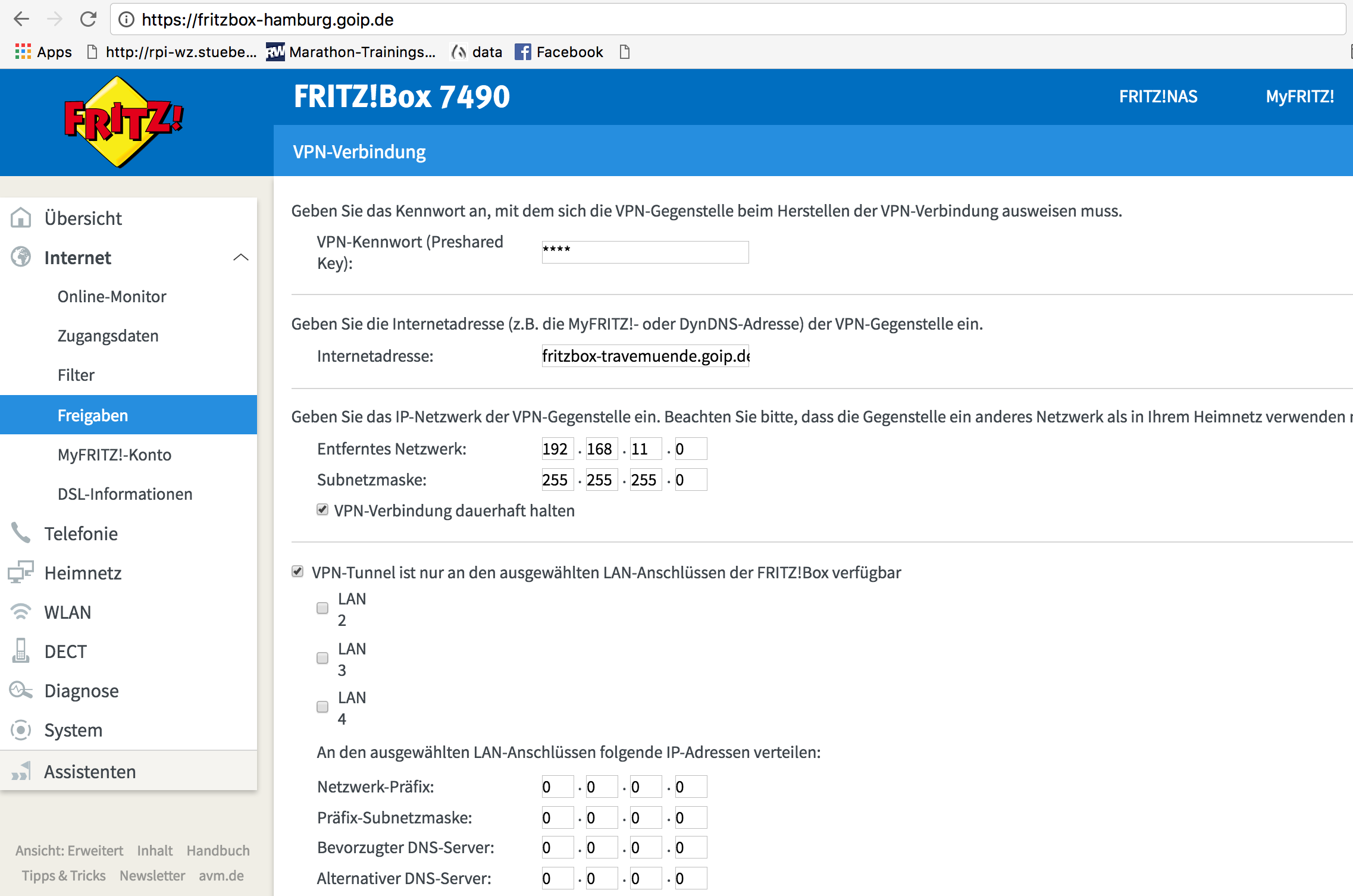 Telefonverbindung Zweier Fritz Boxen Per Voip Uber Vpn Stubis Blog