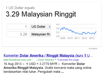 pertukaran ringgit ke rupiah hari ini