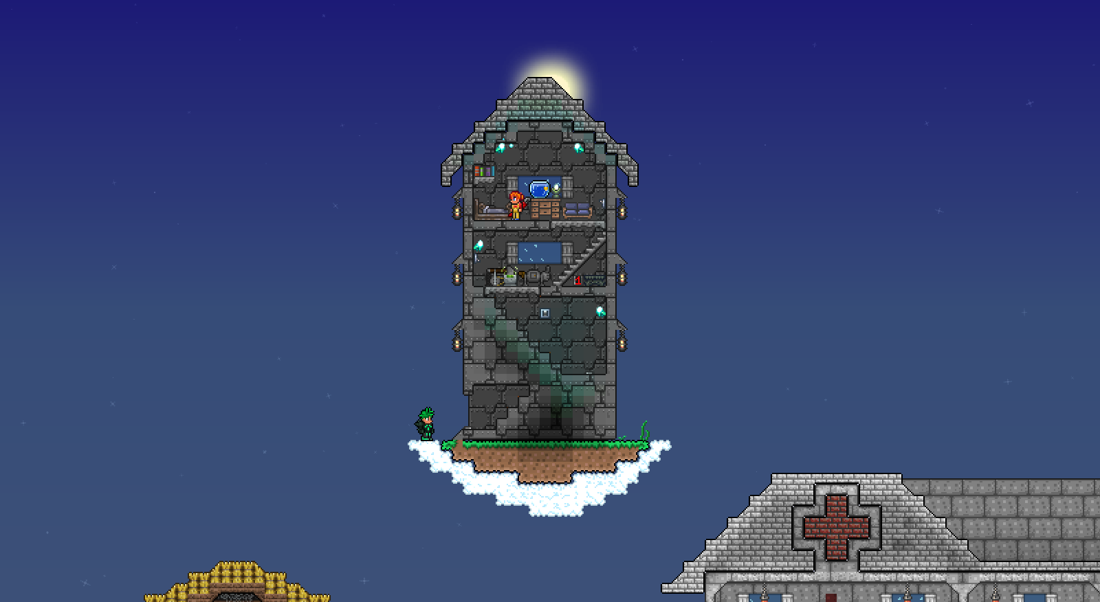 Showcase I made a house for my mechanic, The house have functional ...