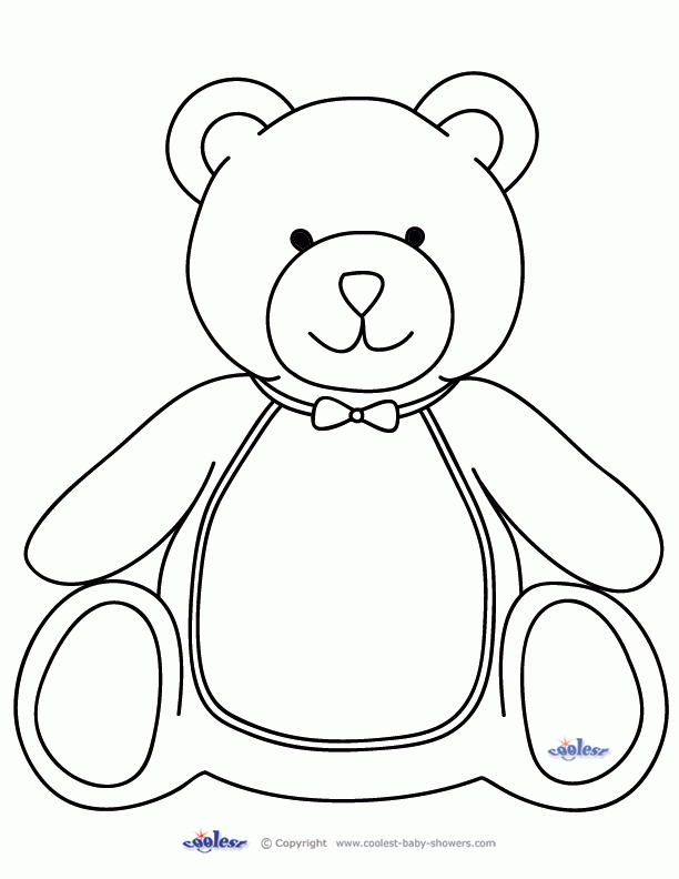 Printable bear coloring pages