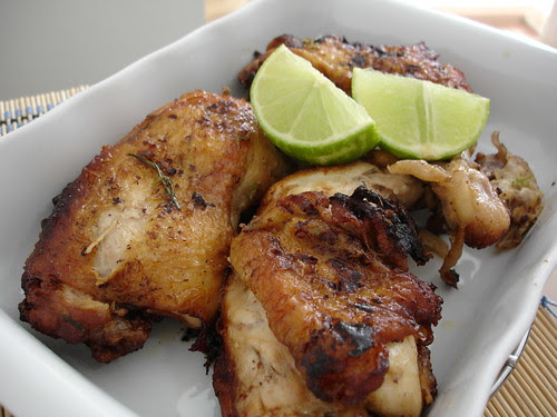 Chicken with rosemary and lime