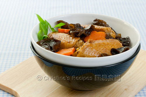 Braised Chicken Wings with Black Fungus02