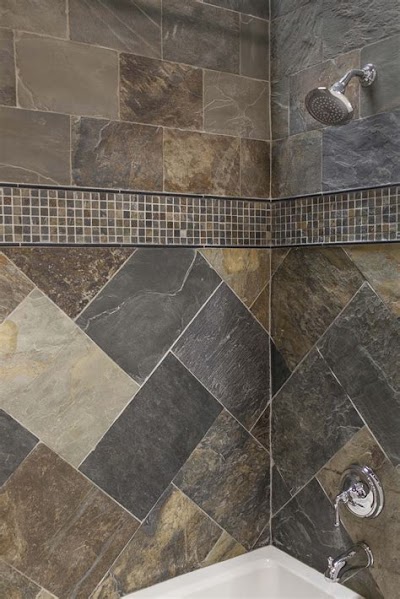 Creating A Relaxing Bathroom With Slate Wall Tiles