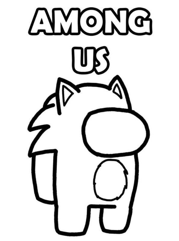 Kids N Fun Com Coloring Page Among Us Among Us 36