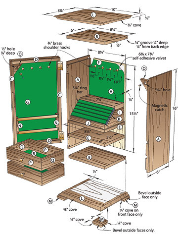 Gem of a Jewelry Chest Woodworking Plan