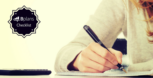 Bplans Business Planning Checklist