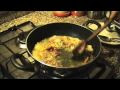 Risotto con cime di rapa, salsiccia e scalogno