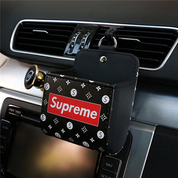 Supreme車収納ポケット 小物入れ シュプリーム収納ケース ゴミ箱 小物整理